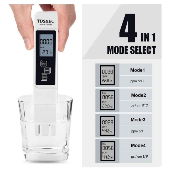 New LED digital water tester, water purification test meter TDS/EC water test - Picture 6 of 15